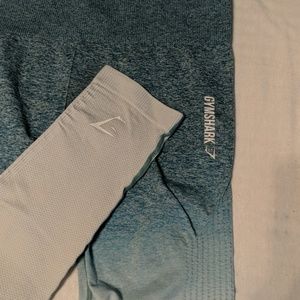 Gymshark ombre blue leggings